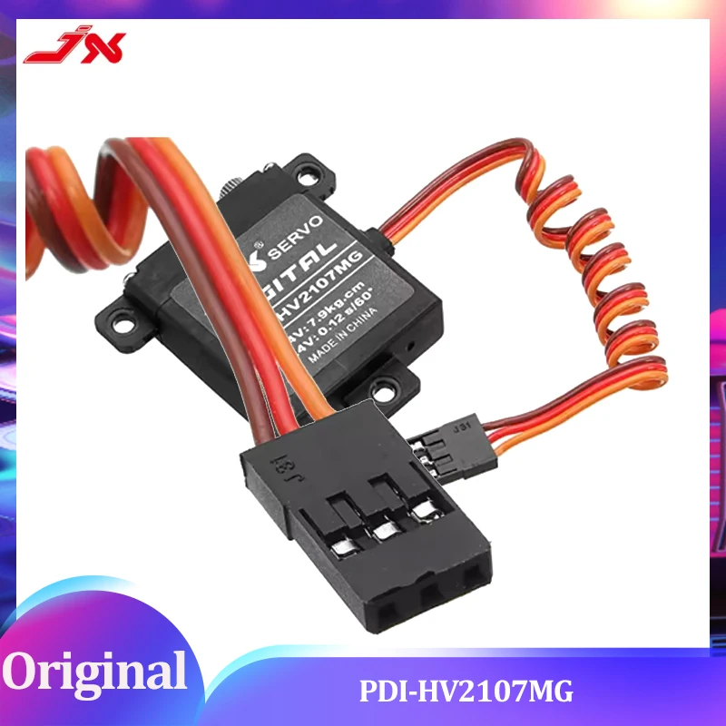 

JX Servo PDI-HV2107MG Robotic Arm Servo - 7kg·cm Torque, 0.10s/60° Speed, IP67 Dustproof for Industrial Automation