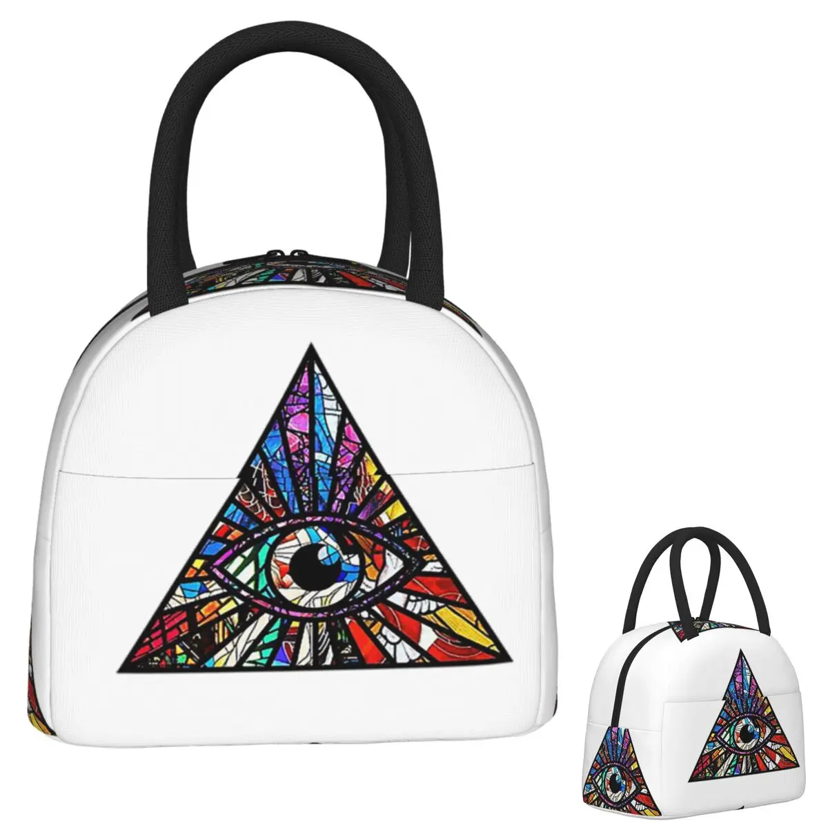 

Сумки для обеда Eye Illuminati, изолированная коробка для бенто, водонепроницаемая сумка для обеда, сумки для пикника, термосумка для женщин, студентов, школы