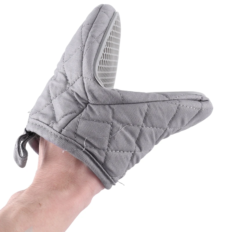 Isolierte Baumwoll handschuhe, Silikon-Handclip-Set, Mikrowellen handschuhe, Küchen isolation kissen, Verbrühungs schutz handschuhe