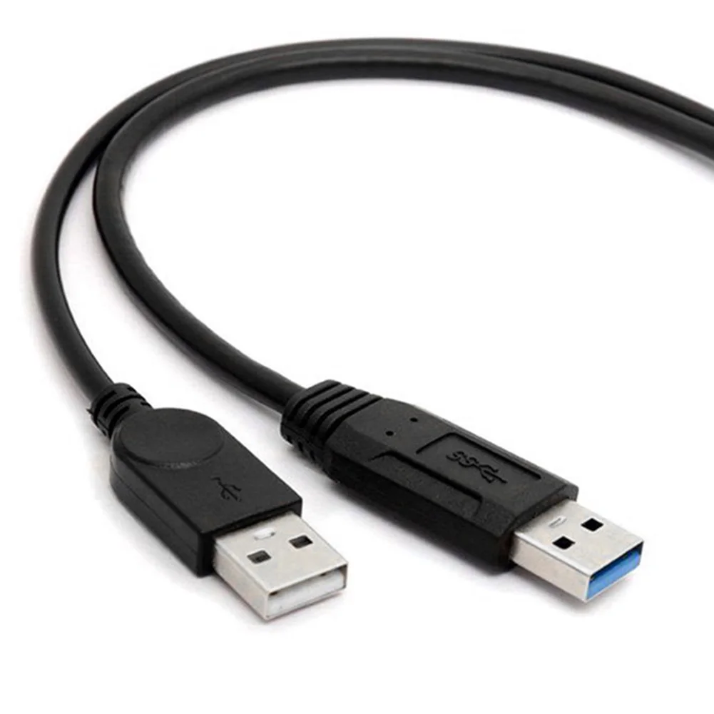 Cable de extensión divisor de datos de energía adicional USB 3,0 hembra a doble USB macho Cable de extensión divisor de datos Y