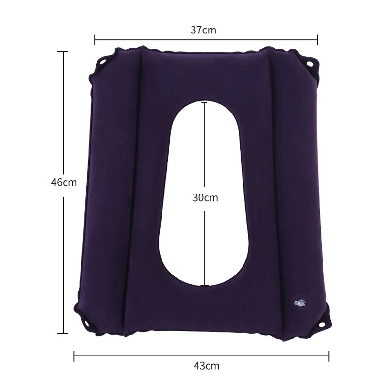 Wheelchair Inflatable Cushion Bed-Ridden Anti-Decubitus Hip Anti-Pressure Sore Seat Cushion Toilet Seat Air Gasket Household