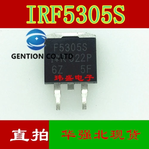 

10 шт. F5305S IRF5305S TO-263 IRF5305 55 В/31 трубка с эффектом мощности в наличии 100% новая и оригинальная