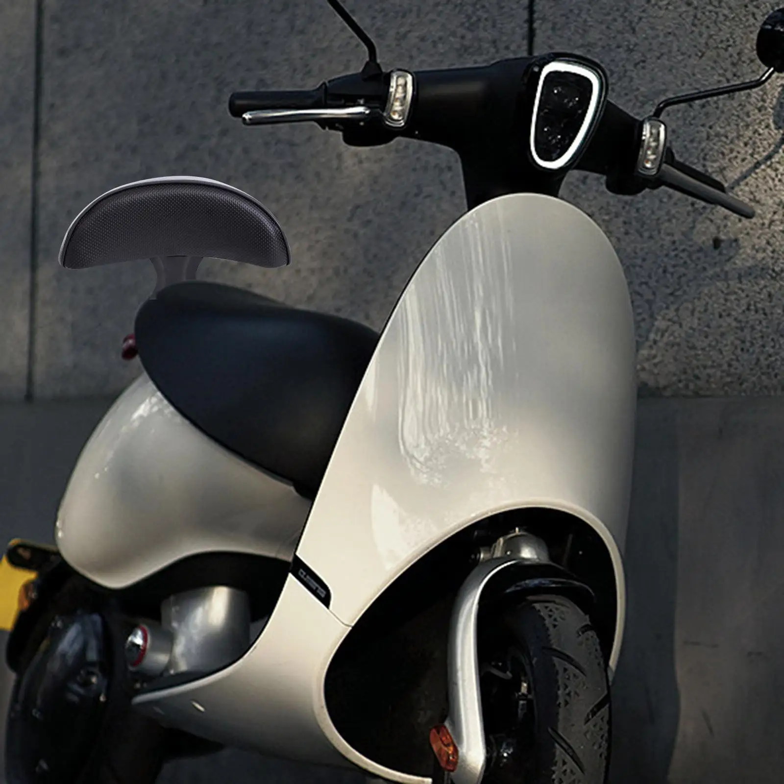 Rear Seat Backrest Passenger Backrest Thickened Foam Durable Cushion Bracket Bicycle Rear Seat for Motorcycle Electric Bike