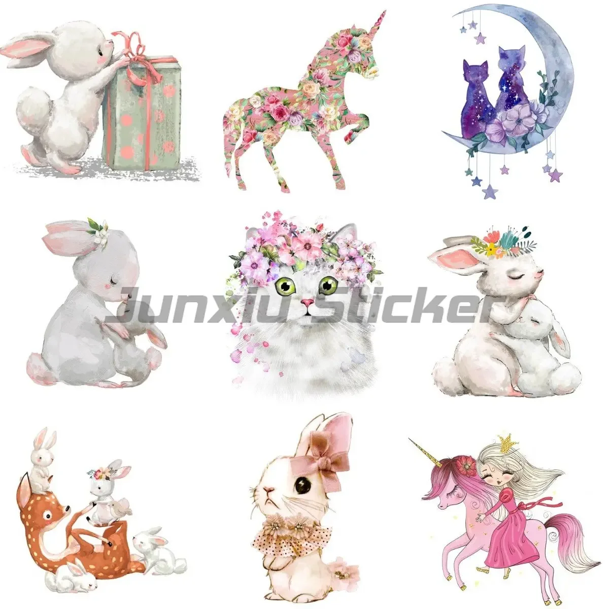 

Cartoon Cat Animal Decals Vinyl Sticker Phone Motorcycle Decals Vinyl Laptop Stickers Bumper personalized art