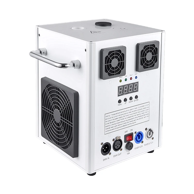 Topflashstar 750W White Stage Effect Cold Spark Machine Remote DMX Control Electric For Wedding Stage Party Indoor Outdoor
