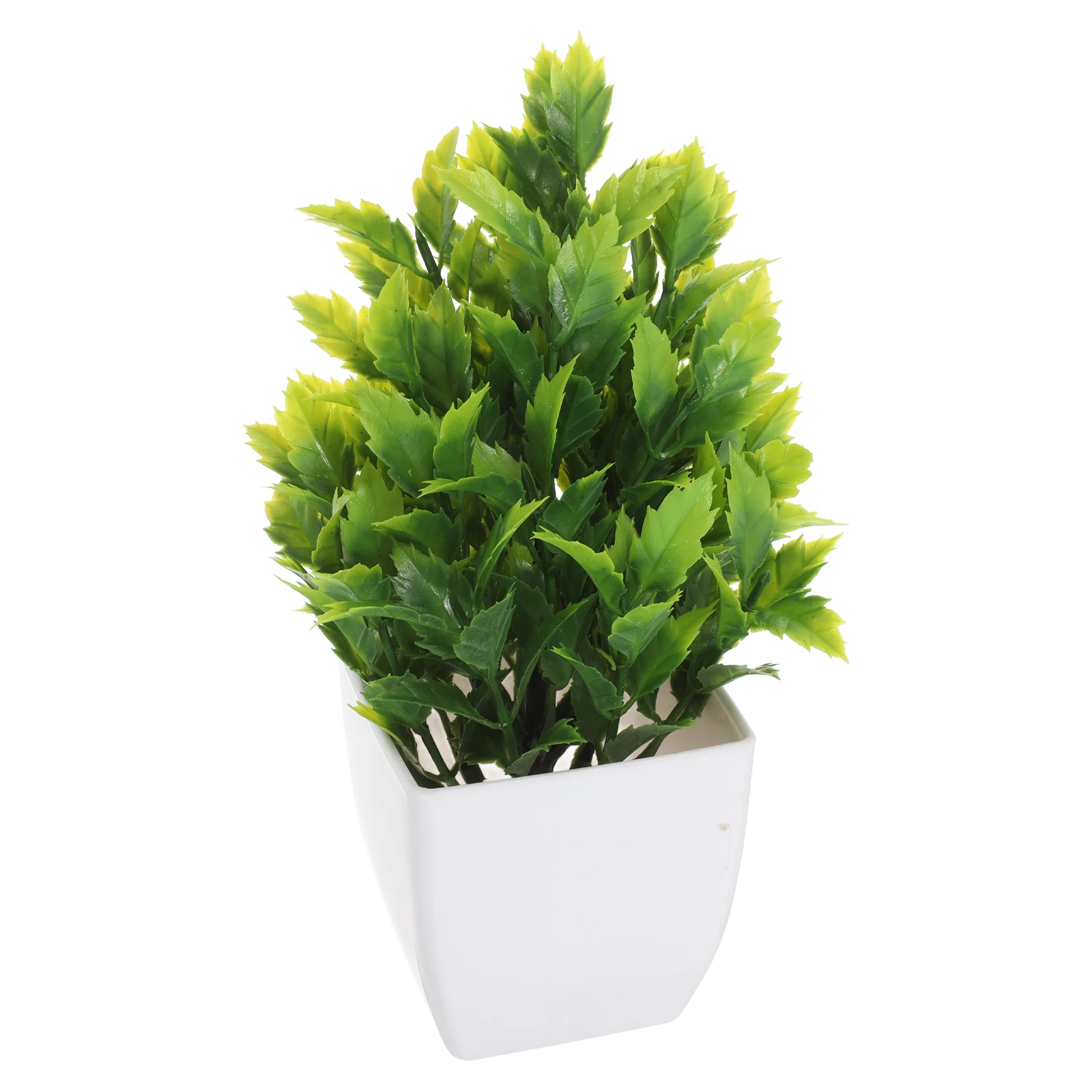 

Bonsai Trees In Pot Artificial Indoor Small Realistic Greenery Potted Plant Decorative Home Office Bathroom Desktop Marble