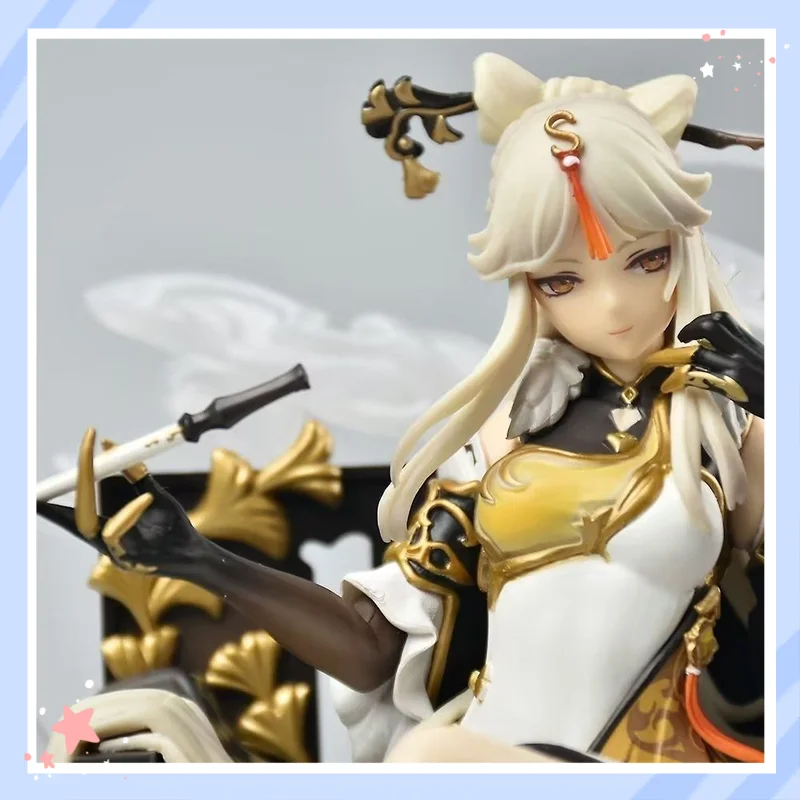 

Фигурка Нингуань из Genshin Impact, версия Top, «Лунное ожерелье», аниме-фигурка для декора, с цветной коробкой