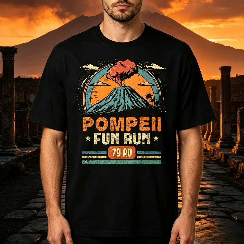 Vintage Fashion Ads - POMPEII FUN RUN 79 AD Vintage