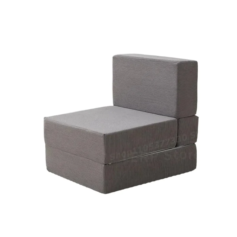 Foldable Lazy Sofa Fabric Vacuum Compressed Boneless Chair Portable Living Room Furniture Compact Seating for Small Spaces