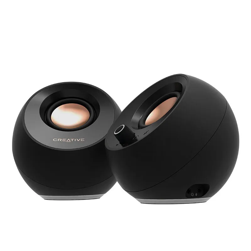 Creative Pebble Pro 화이트 스피커 {국제 배송, 정품 국가, 1년 보증}