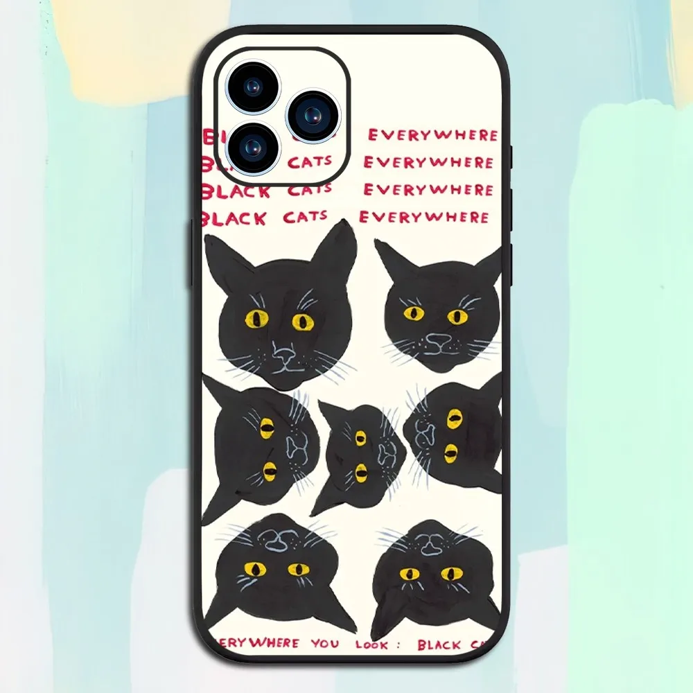 David Shrigley Visual Art Phone Case For Samsung Galaxy A73 A54 A13 A33 A53 A32 A52S Soft Cover