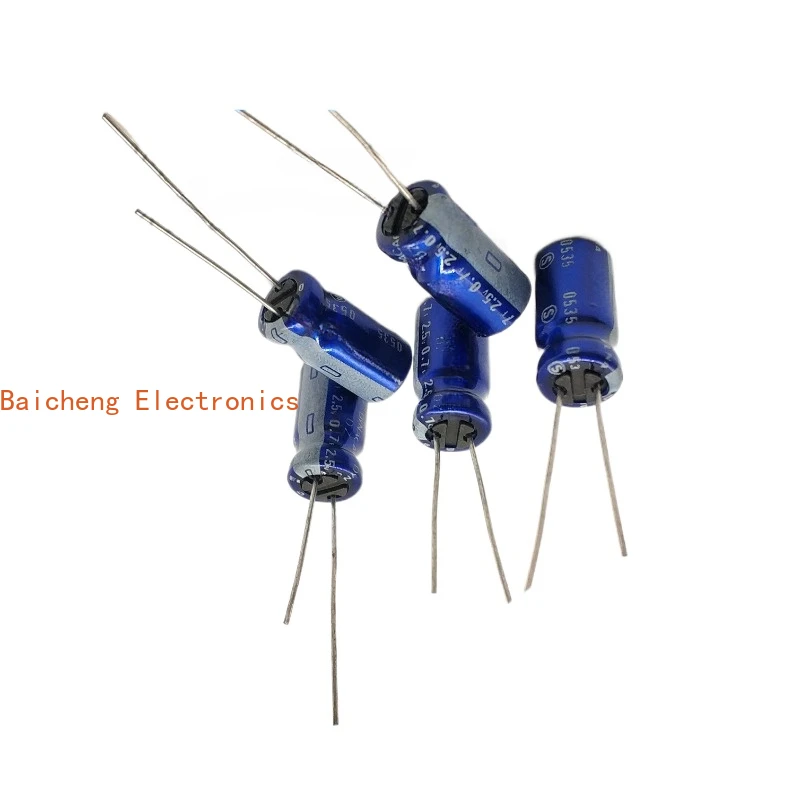 10PCS New 2.5V Super Gold Farad Capacitor 2.5V0.7F Winding Type 1.0F - Image 3