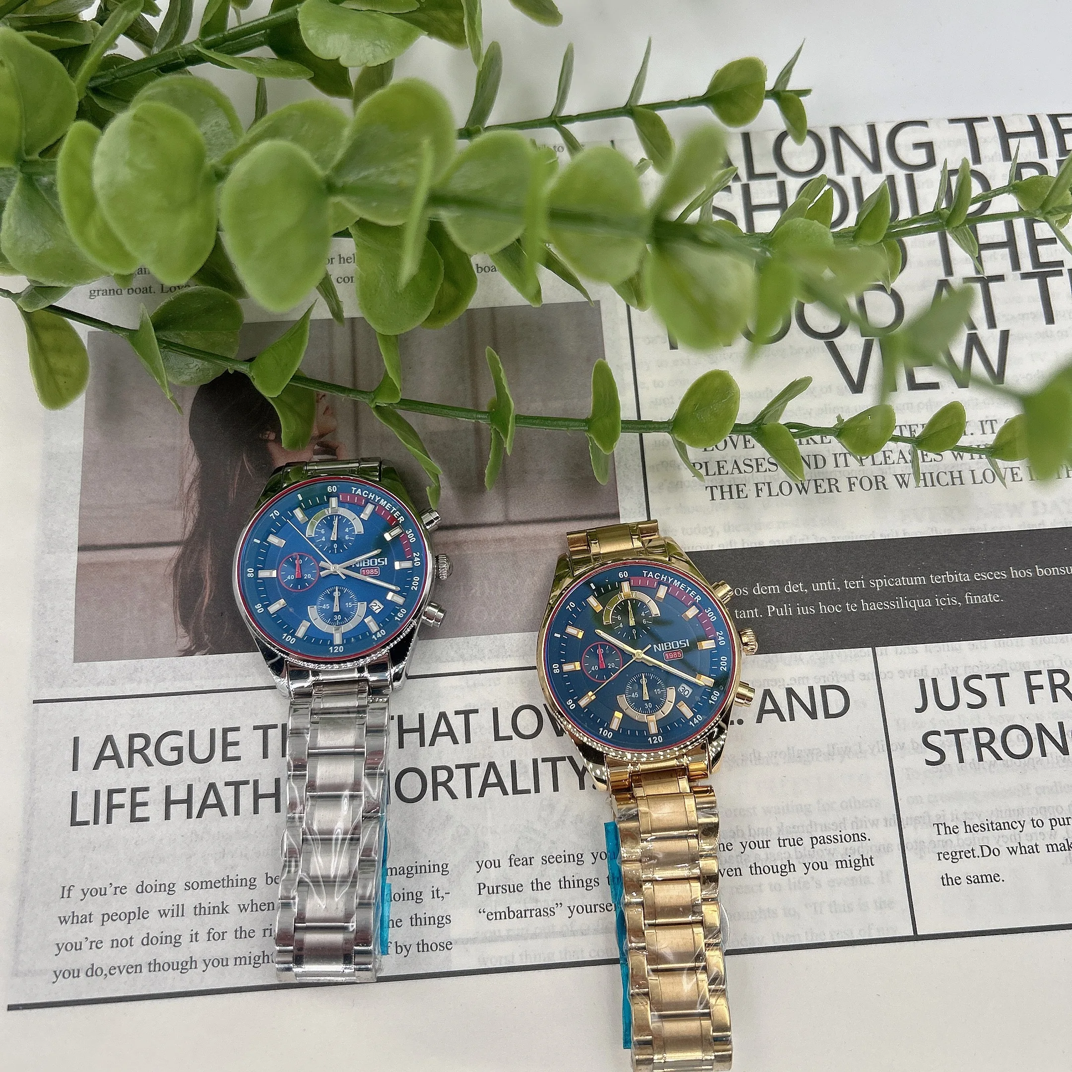 

Men's multifunctional watch, stainless steel strap, ideal gift for men's outdoor leisure sports