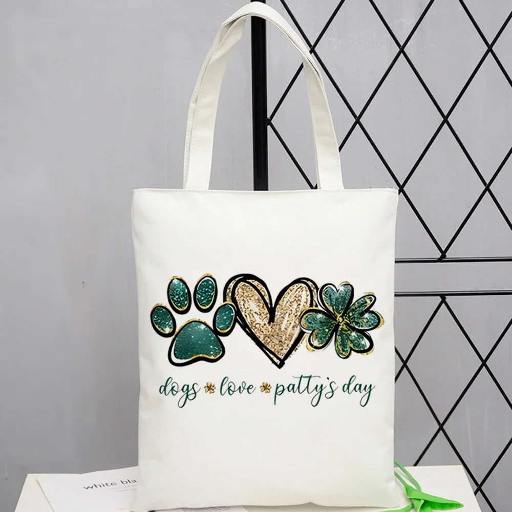 

Peace Love Dogs shopping bag shopping tote eco grocery jute bag bolsa bag string bolsas ecologicas sac tissu