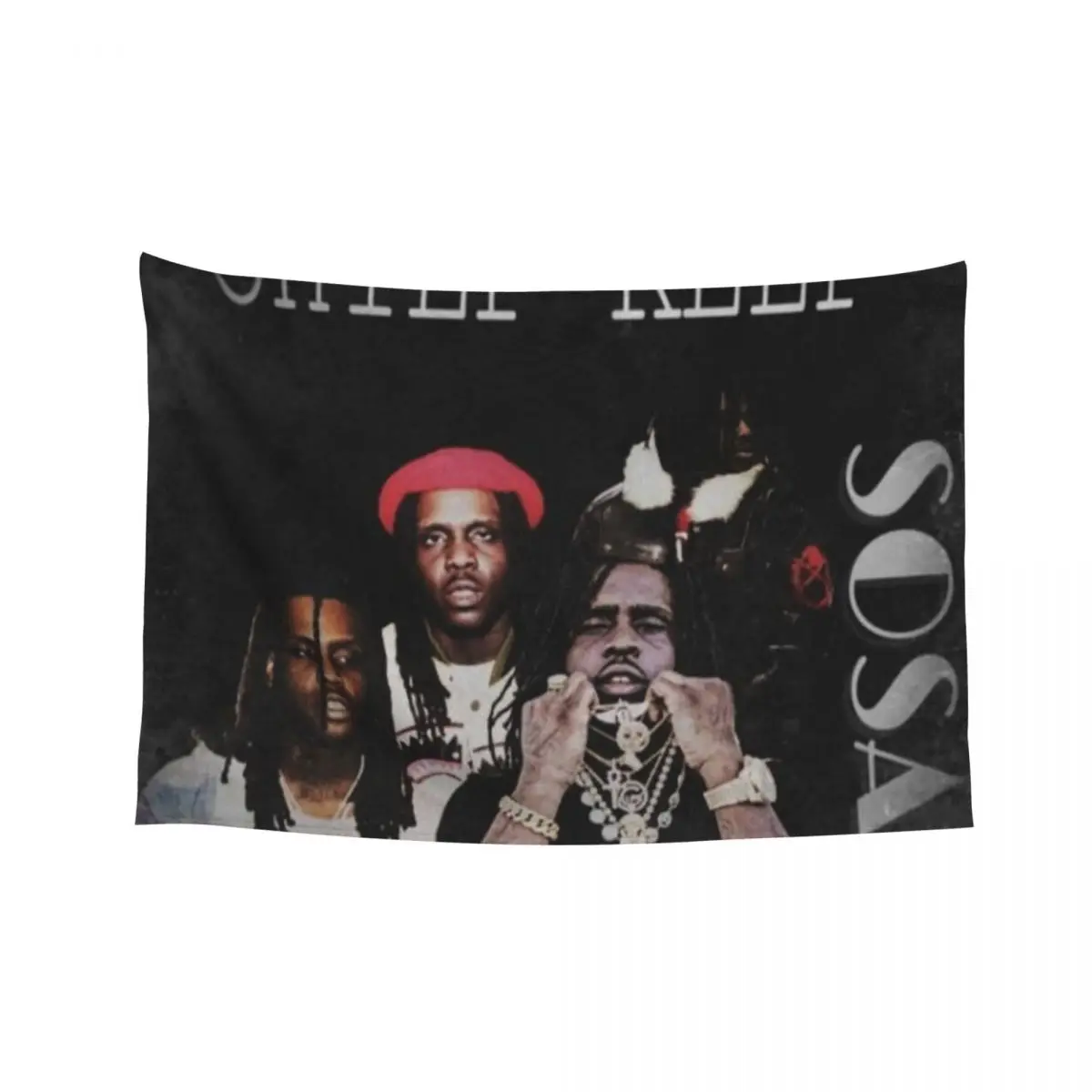 

Chief Keef Tapestry Wall Decor Wallpaper Room Decorating Aesthetic Luxury Living Room Decoration Tapestry