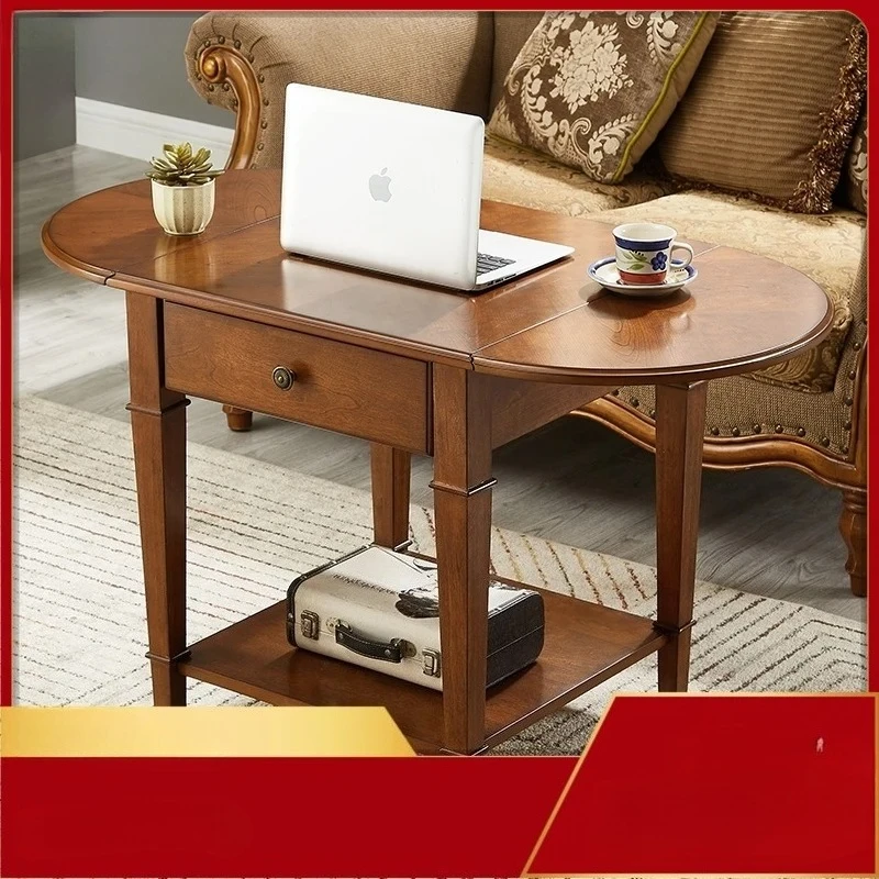 foldable table sofa side function table living room phone  small square table
