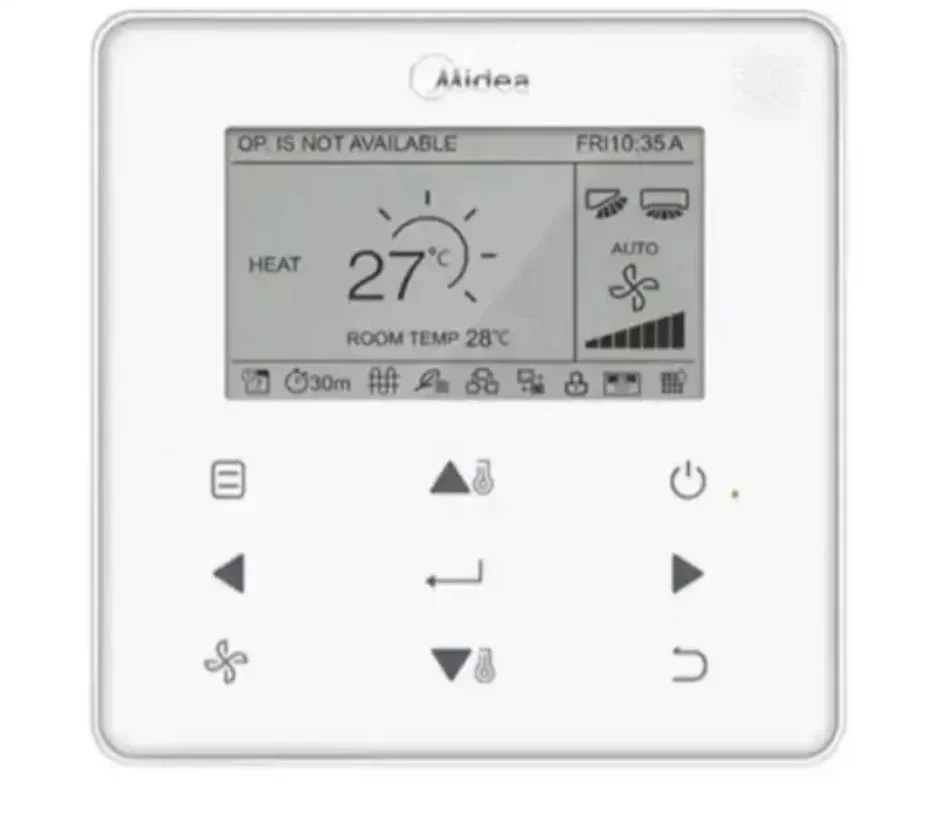 

Оригинальный новый KJRH-120F/BMK0-E 17117100000510 для кассеты Midea Aircon, проводной контроллер MCD 36 CRN2 KJRH-120F/BMKO-E