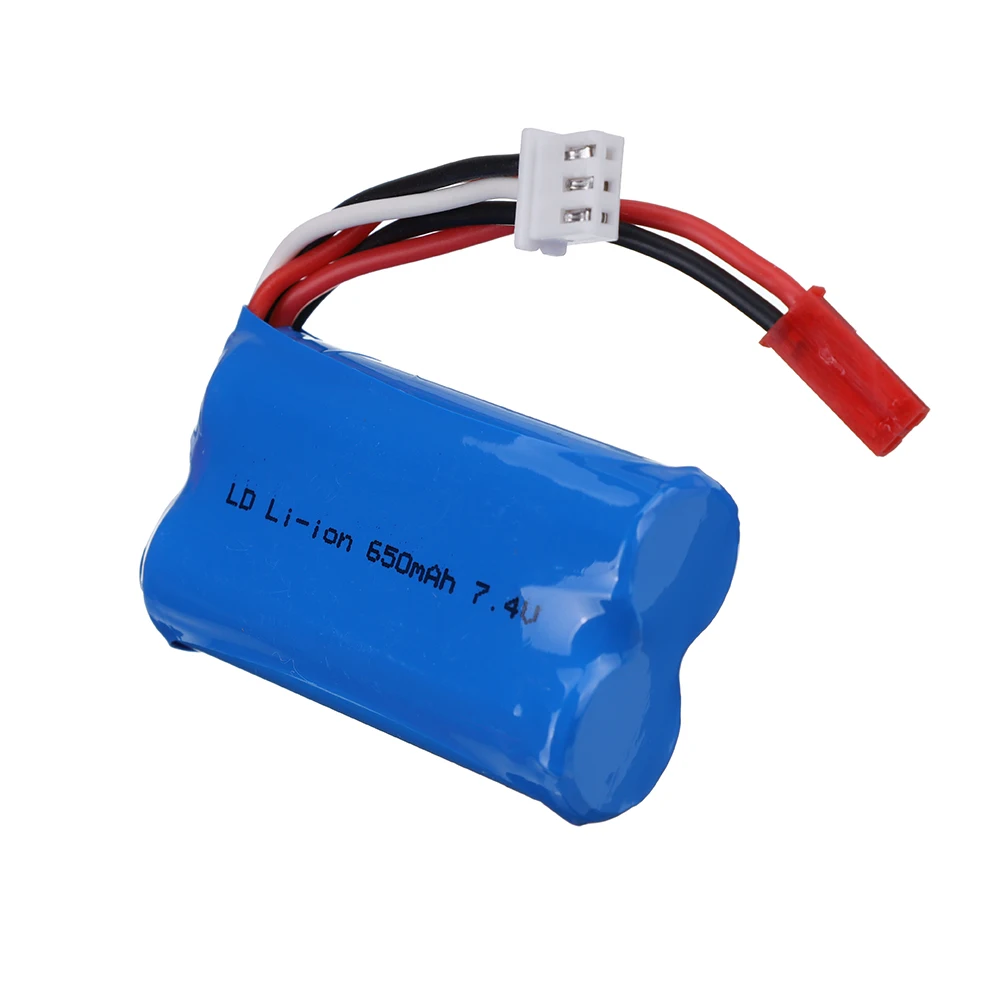 Bateria Lipo para Barco de Controle Remoto, FT007, FX059, F1, Aeronave de Controle Remoto, Li-po 2s, 7.4V, 650mAh, 7.4V