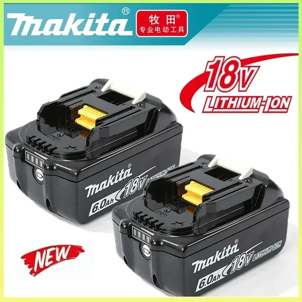 

100% BL1860B Makita li-ion Battery Original for Makita 18V power tools DTW190 DTD156D DF487 DHP485 Replacement Lithium battery