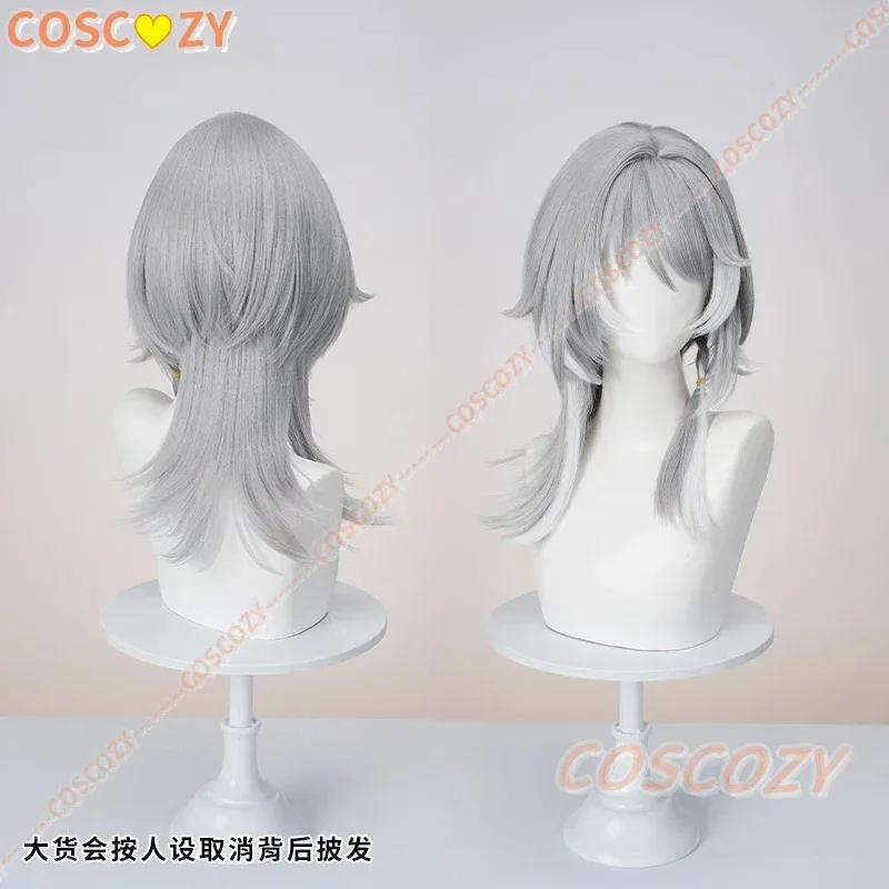 لعبة هونكاي: ستار رايل تشفير شعر مستعار كوسبلاي متدرج تشفير شعر مستعار كوسبلاي غطاء شعر مستعار جديد هدية مجانية