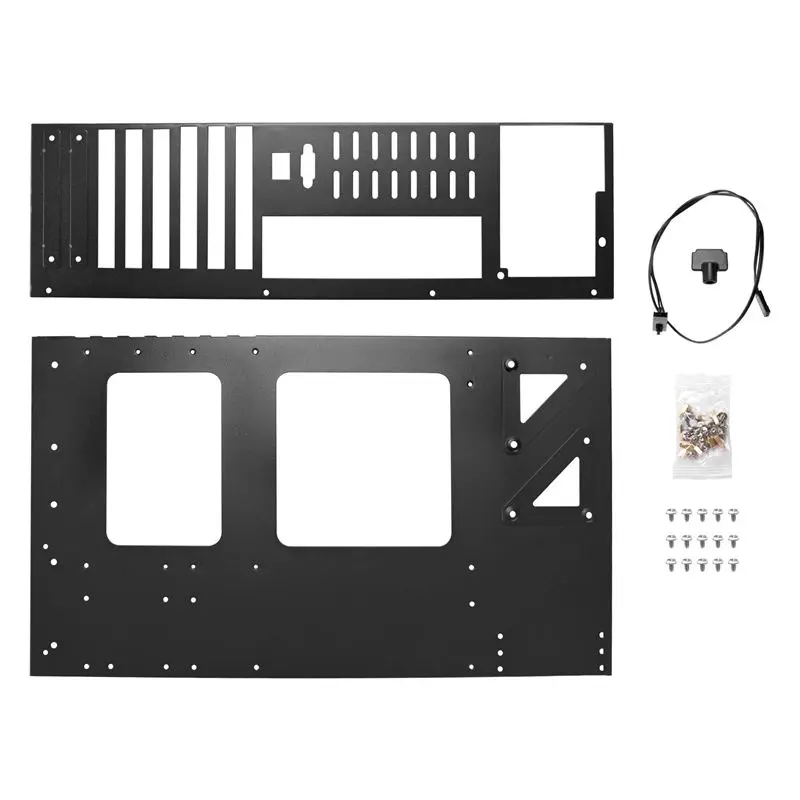 Ingenious-Mining Frame Mining ETH Motherboard Bracket Thickened Bitcoin Mining Rig Case Support ITX/ Mini ATX For 8 GPU