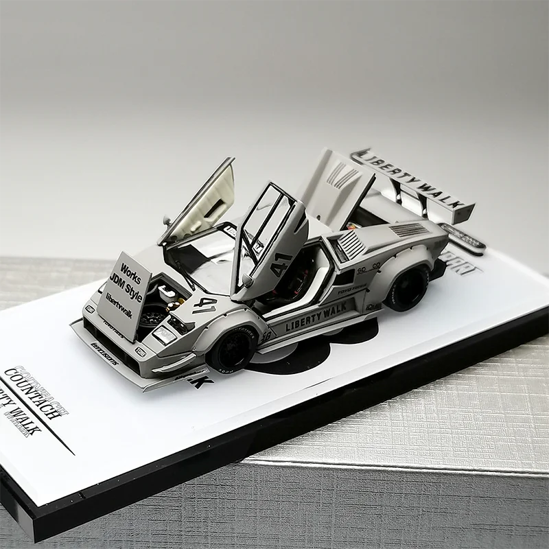 

Topart Diecast 1/64 Scale LBWK Countach #41 Alloy Simulation Car Model Static Decoration Collectibles Gift Toys
