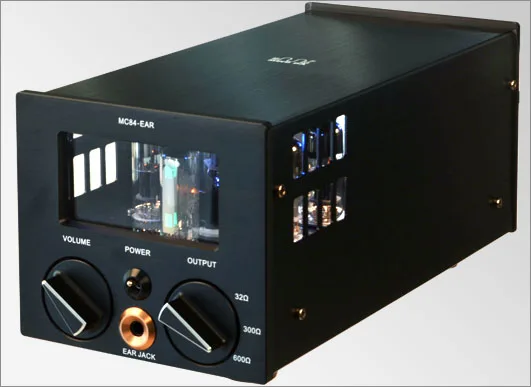 

Meixing headphone amplifier MC84-EAR vacuum tube class A amplifier Output power: 600mw-1.8w Output impedance: 32Ω, 300Ω, 600Ω