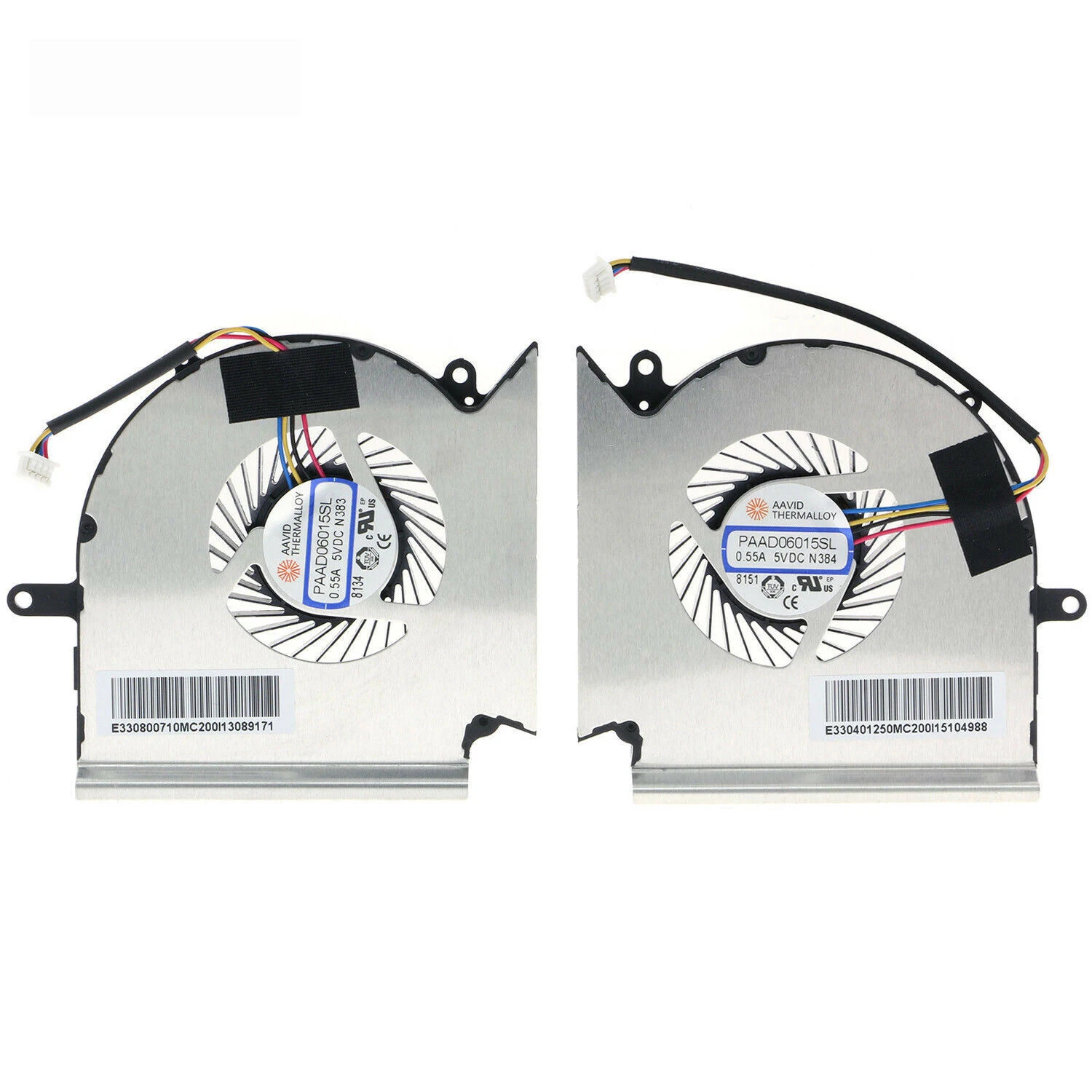 

CPU GPU Cooling Fan For MSI GE63VR MS-16P1 GE73VR MS-17C1 N383 N384