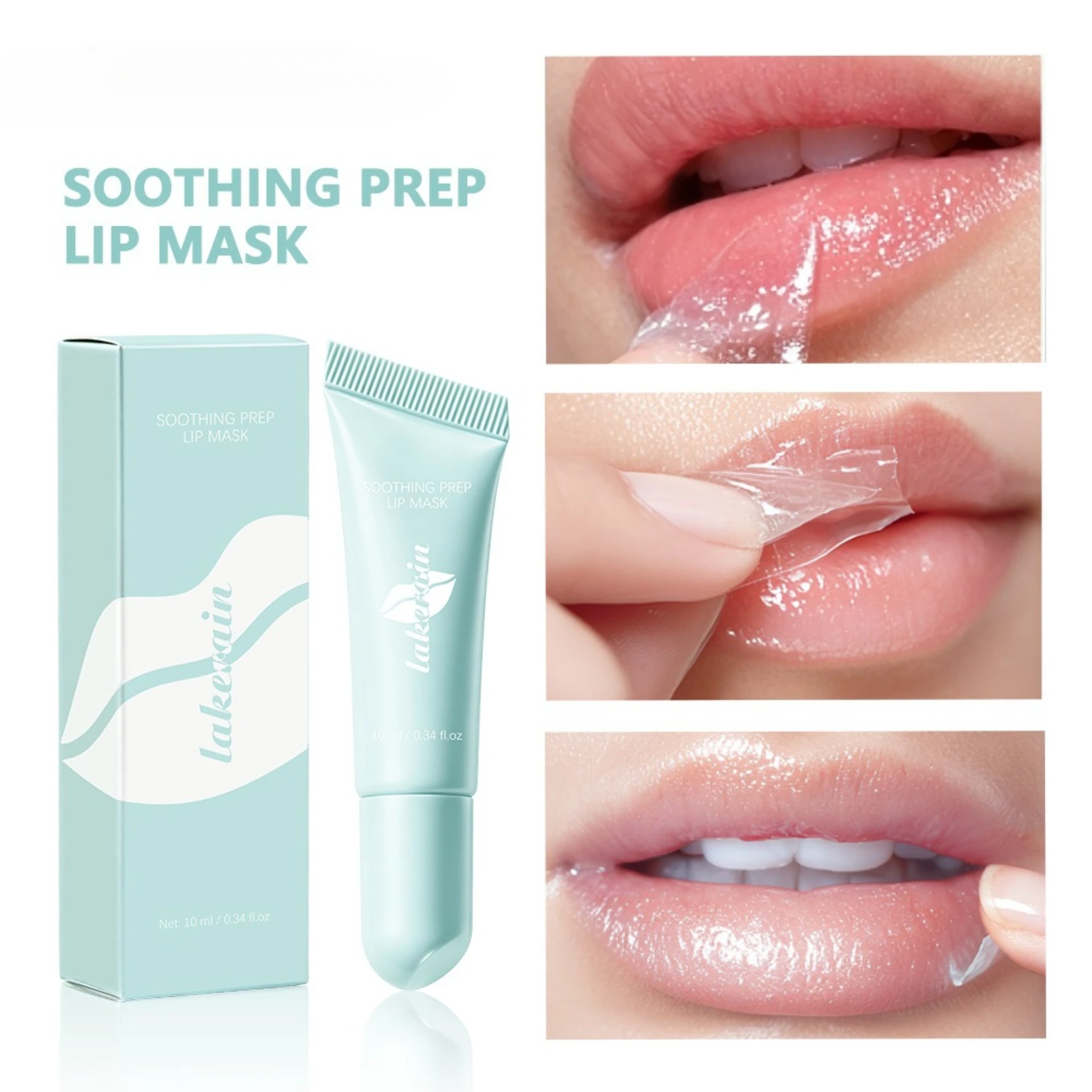 Tear-off cooling lip mask moisturizing& hydrating anti-drying and cracking fading lip lines removing dead skin skin care
