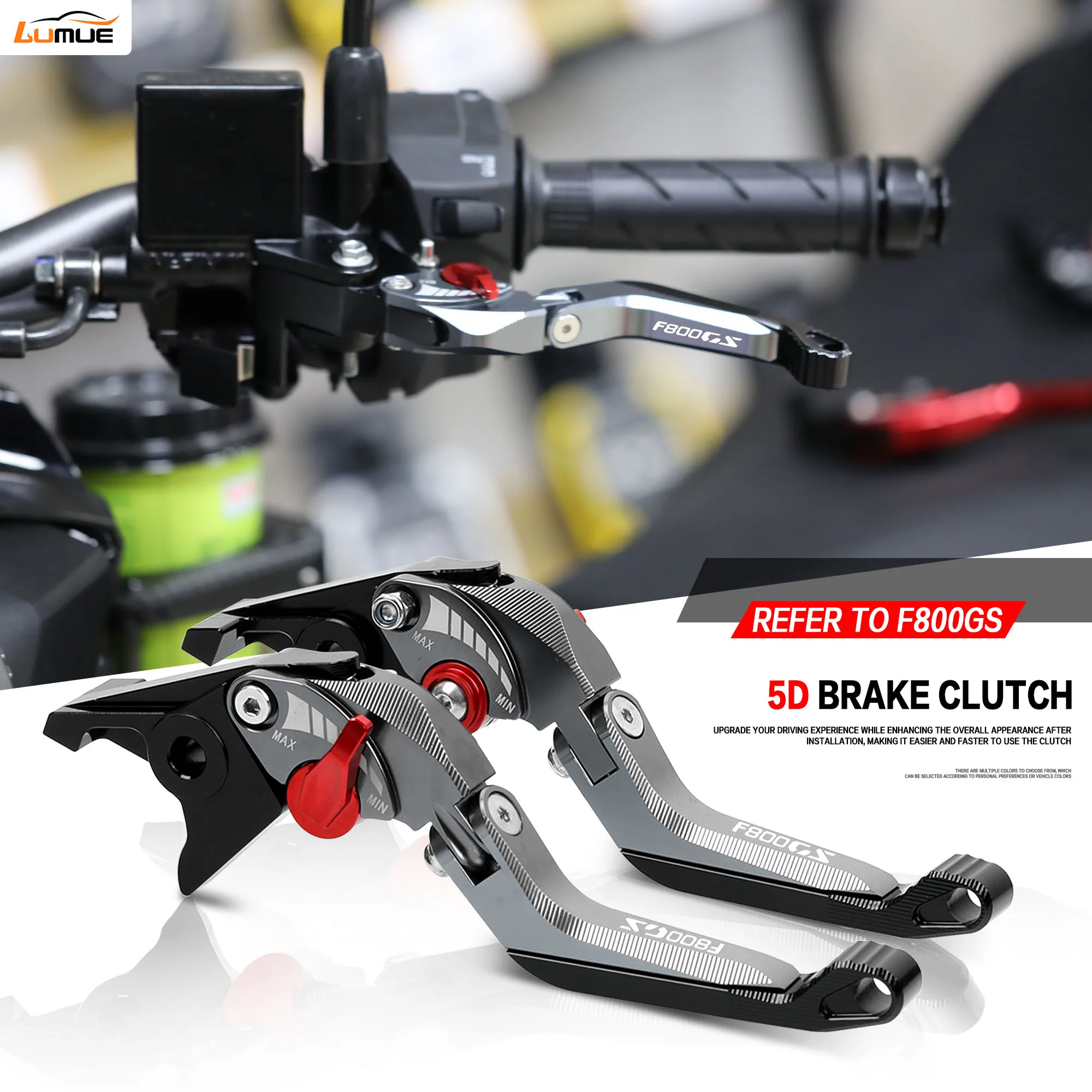 

For BMW F800GS Clutch Lever Brake Lever Set Adjustable Folding Handle Levers Accessories