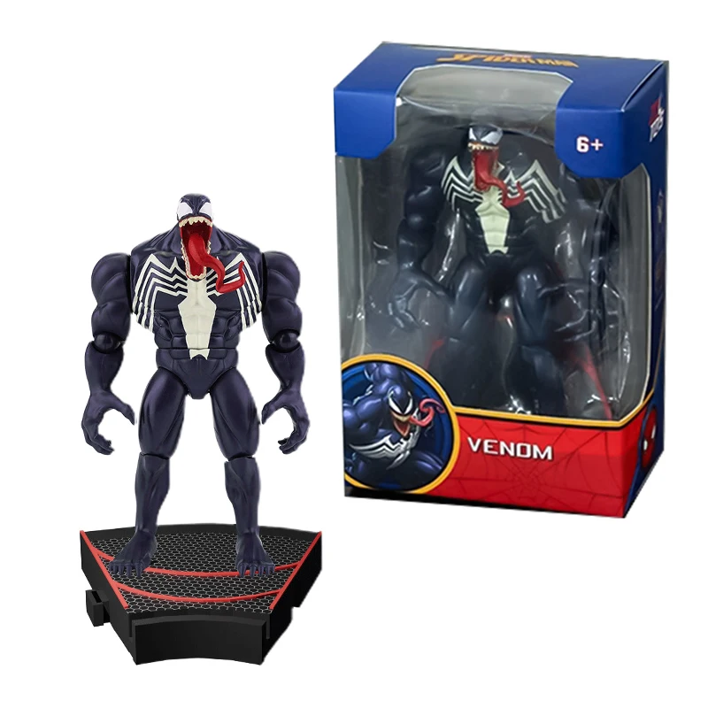 Genuine ZDTDS 10CM Avenger Figure Rivals Rhino Thanos Ghost Spider Man Scarlet Electro Venom Octopus Iron Captain Hulk Figurine view 5