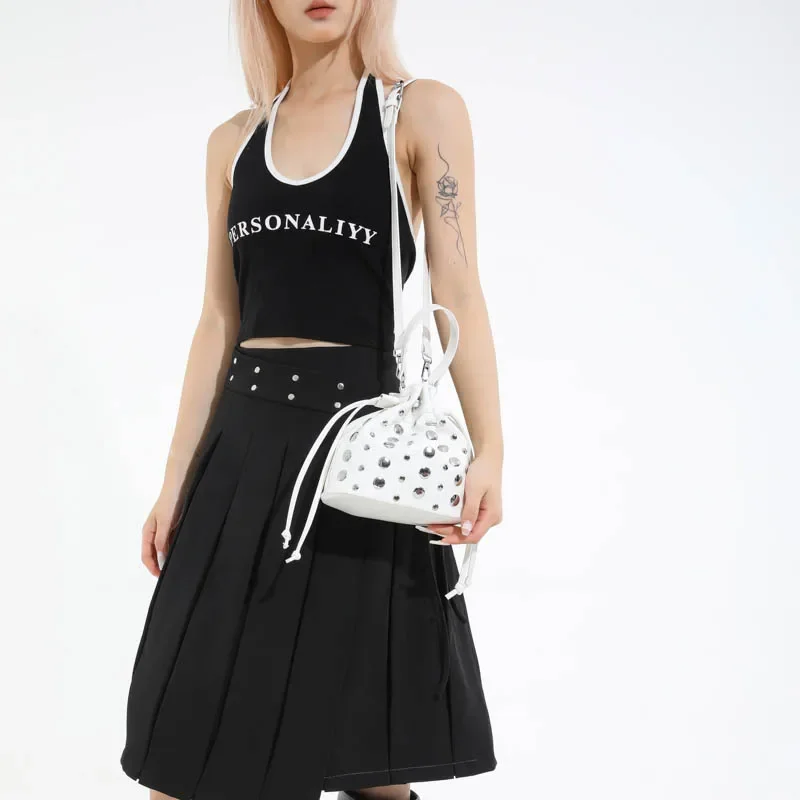 

Vintage Chic Diaper Bag For Women Elegant Crossbody Bag Luxury Designer Tote Minimalist Leather Textured Square Satchel