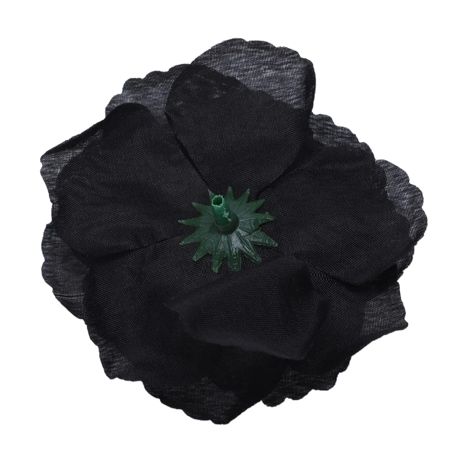 20 Pcs Black Rose Artificial Silk Flower Party Wedding House Office Garden Decor fai da te