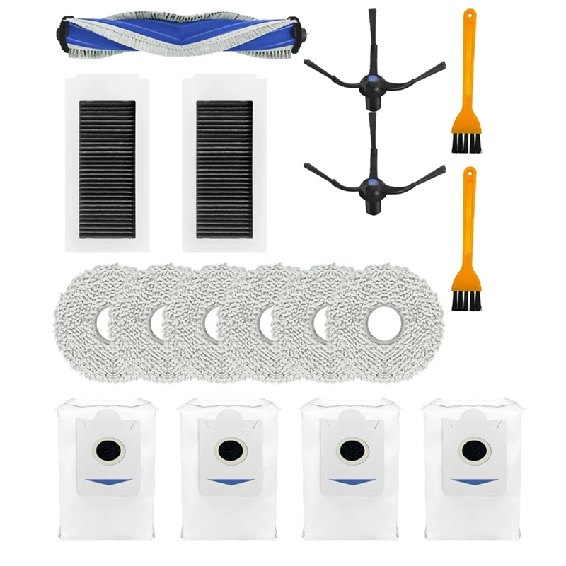 【ベルセルク】Ecovacs ロボットスイーパー X5 Pro 用完全改修キット: ブラシ、フィルター、ダストバッグ、雑巾