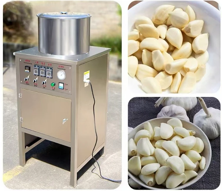 

Manufacturer's Stainless Steel Garlic Peeling Machine High Efficiency Motor Core Component Commercial Industrial Use Long