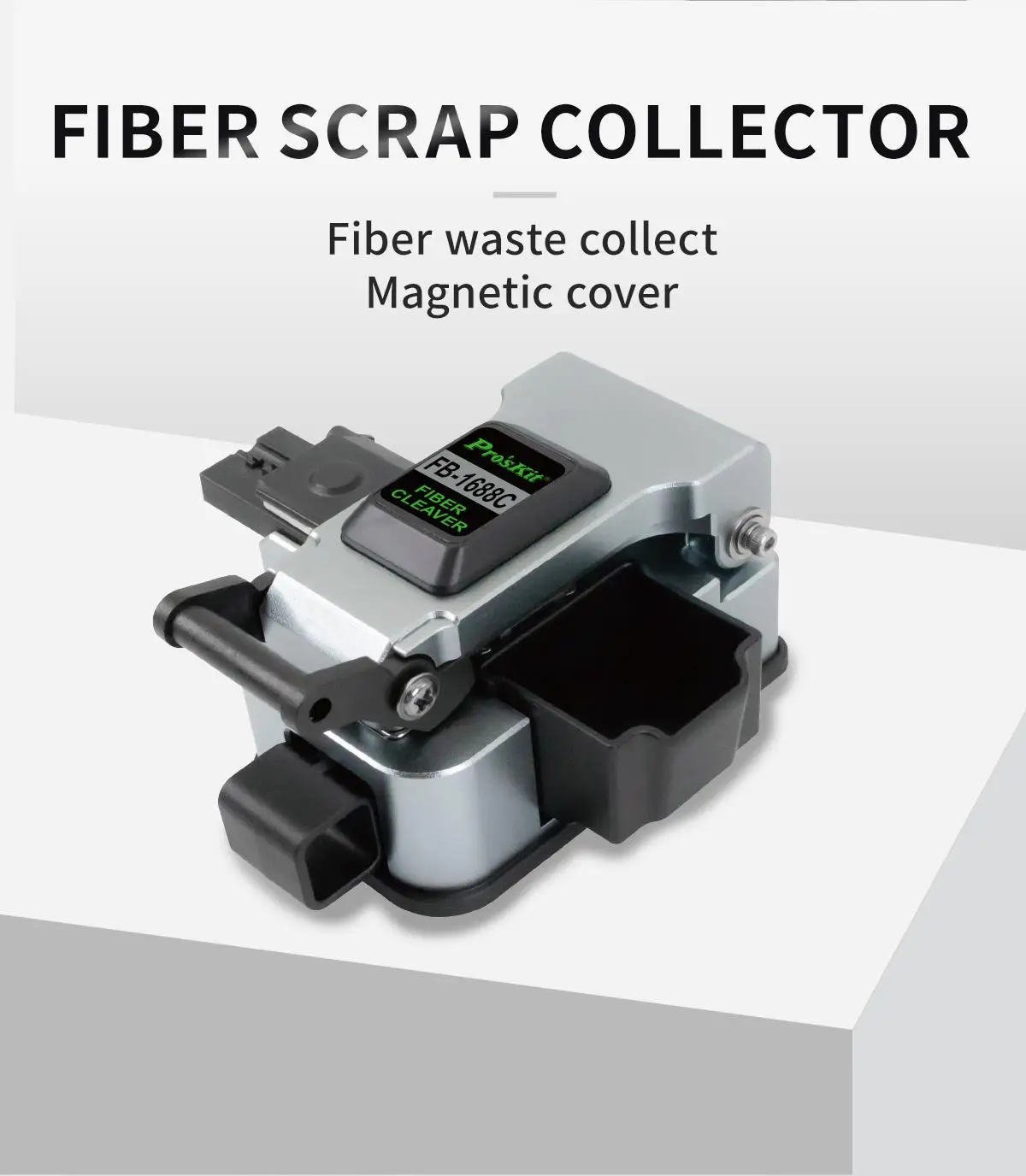 Pro'sKit FB-1688C High precision fiber cutting tool 5 in 1 fixture with chip collecting box