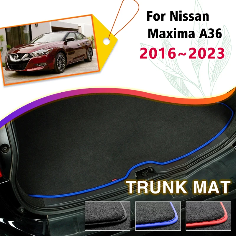 

Rear Trunk Mats For Nissan Maxima A36 2016~2023 2017 Boot Cargo Liner Tray Trunk Luggage Floor Pads Auto Accessories Stickers