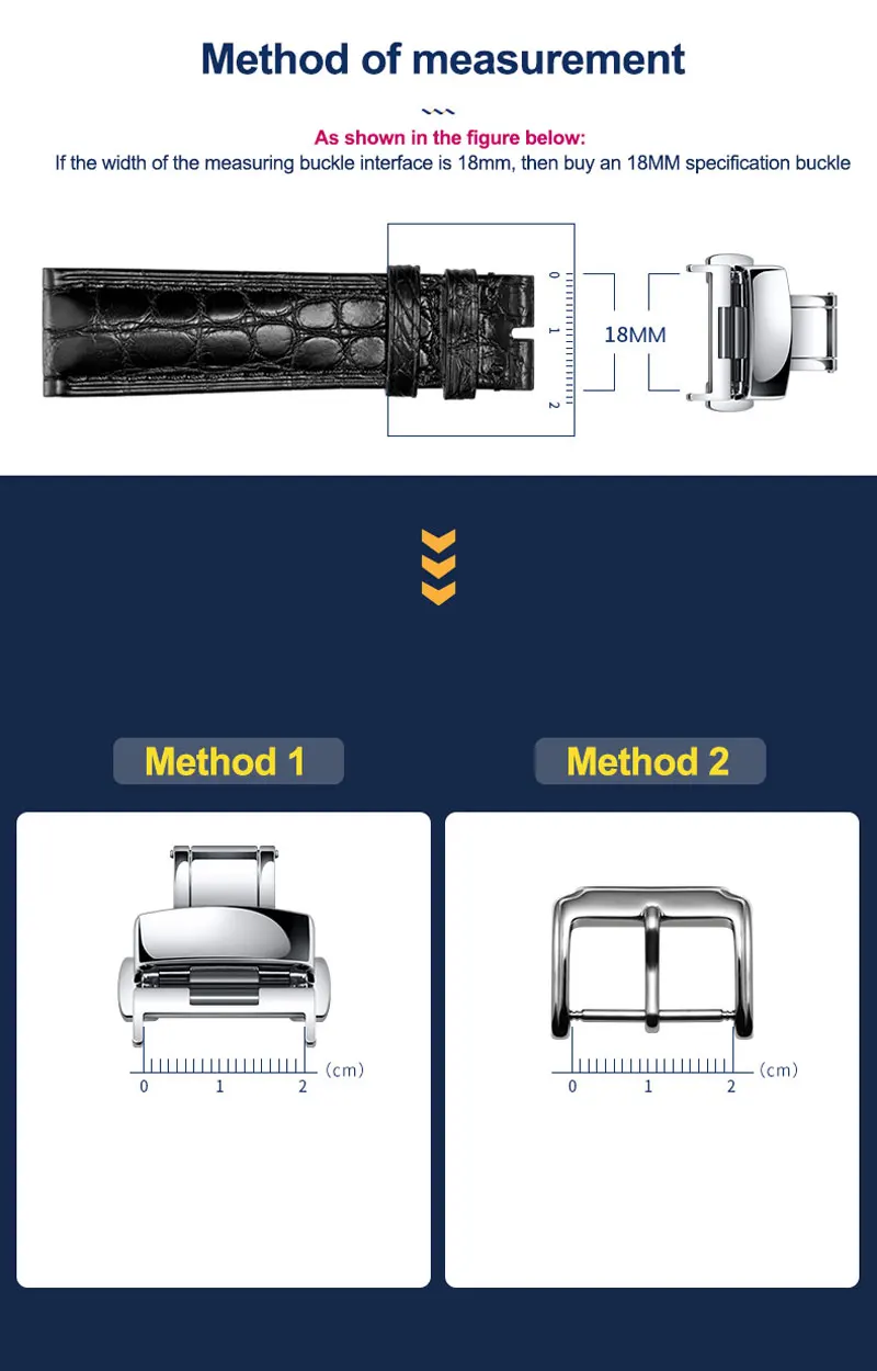 18 20 22 24mm Engraved Retro Stainless Steel Watch Buckle Black Silver Metal Brushed Watch Band Clasp Accessories with Tool