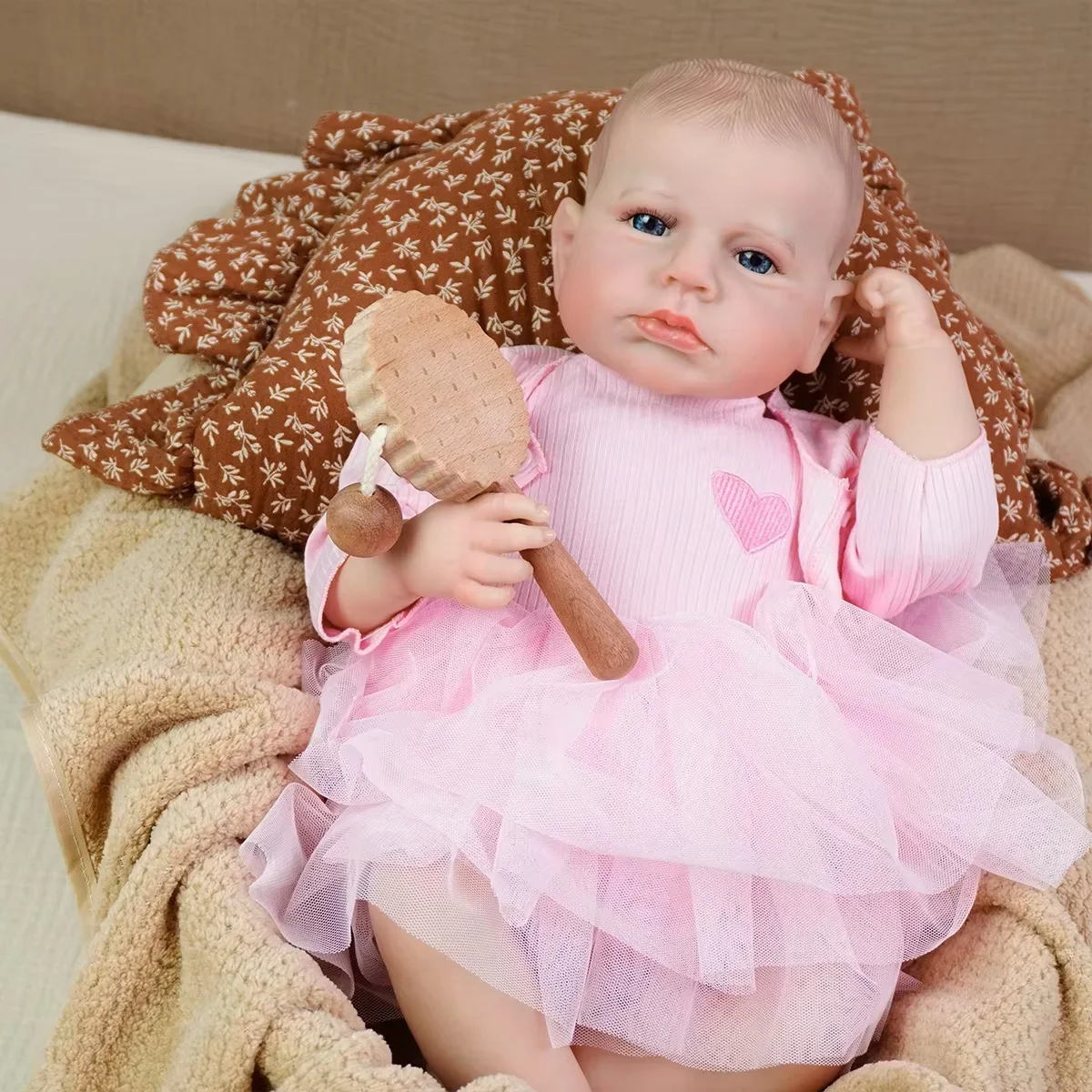 JOYORA 50 سنتيمتر تولد من جديد دمية طفل ثلاثية الأبعاد الجلد حية عالية الجودة موضة دمية الوليد الفن لعبة لطيف الأطفال زميل اللعب لتقوم بها بنفسك هدية عيد ميلاد