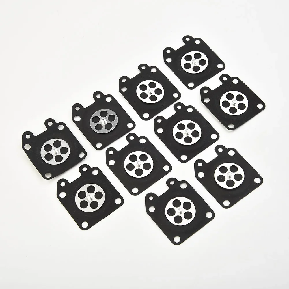 10Pcs Rubber Carburetor Repair SetChainsaw Carburetor Metering Diaphragm Car Assembly Gaskets Kit Accessories For The Car