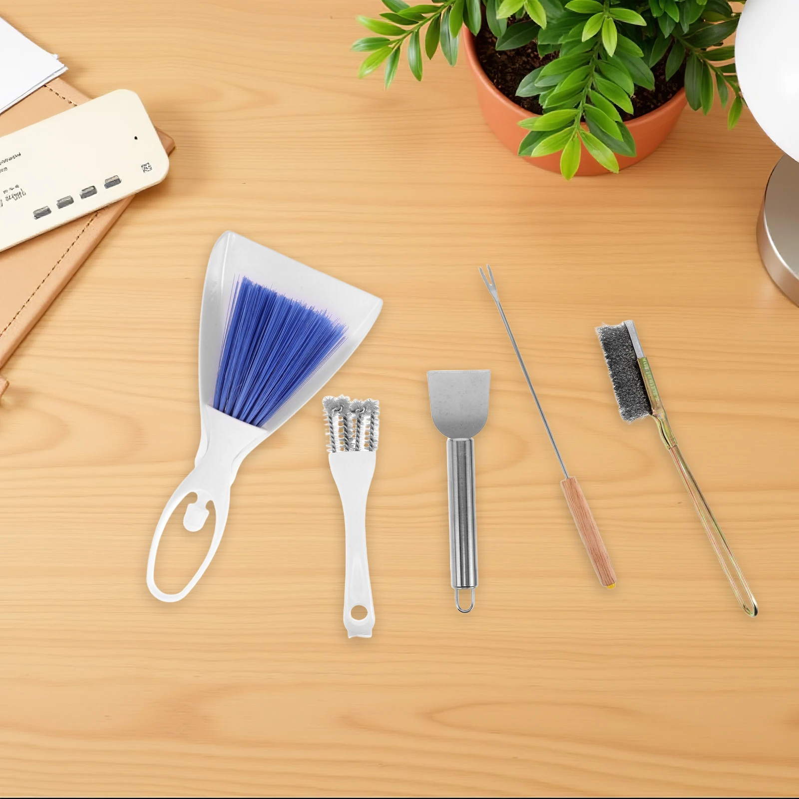 

1 set Efficient Bird Cage Cleaning Tools Set Dropping Remover Brushes Long Handle Accessories for Parrot Cage Supplies Pet