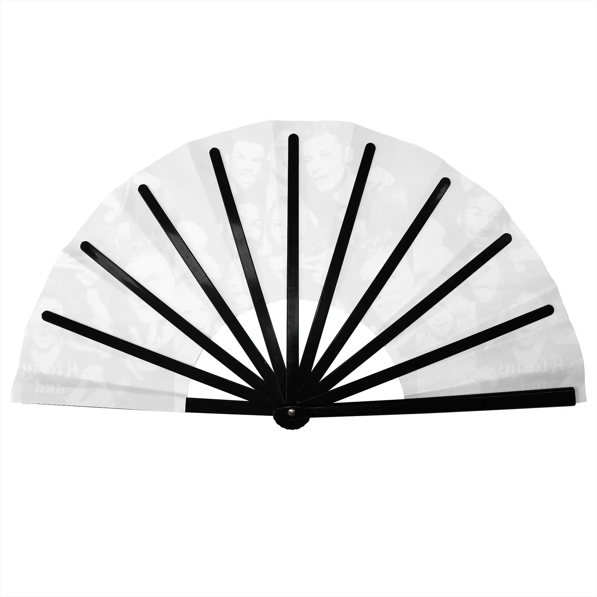 Customized The Vampire Diaries Portable Pocket Fan Camping  Polyester Folding Fan Chinese Dance Handheld Cooling Fans