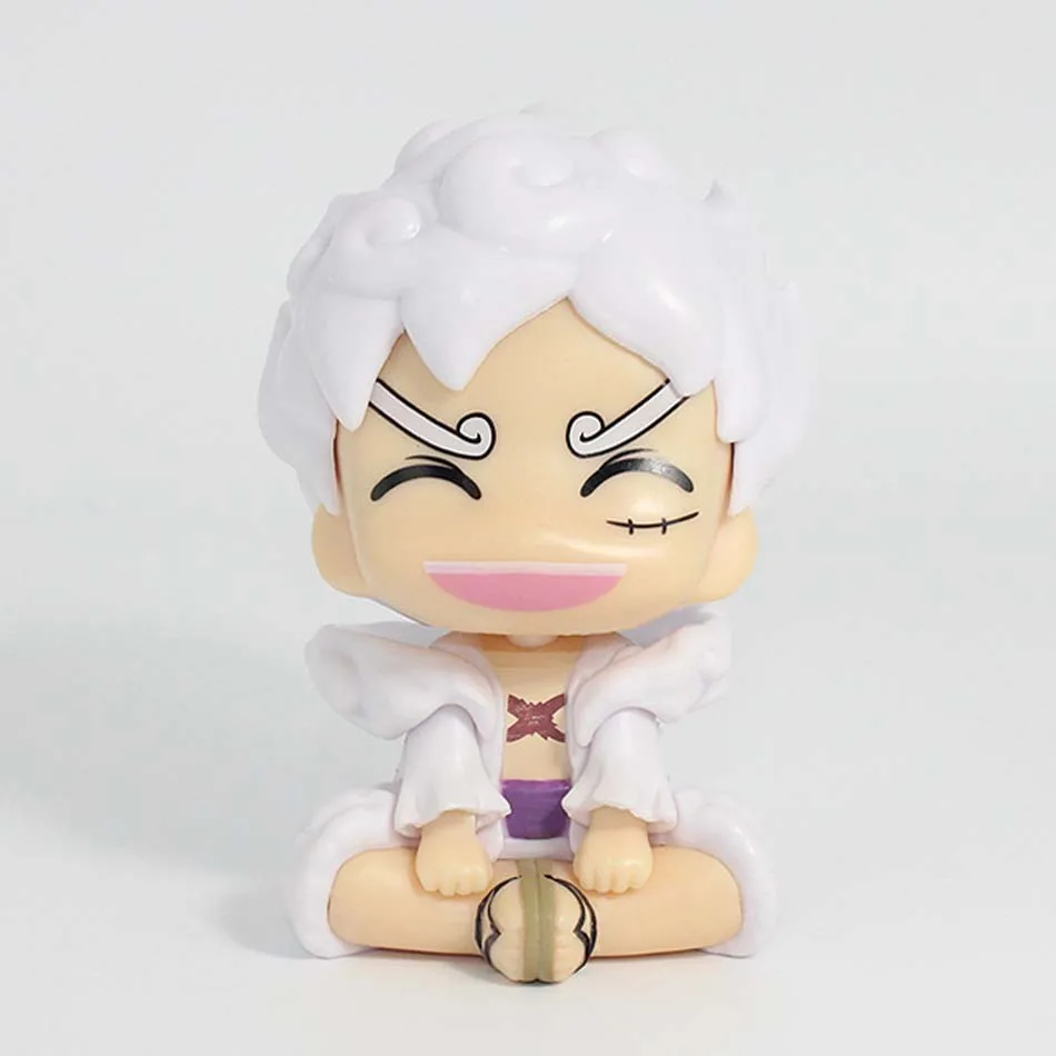 Figurka anime ONE PIECE, 9 cm, Gear 5 Monkey D. Luffy, figurka akcji w wersji Q, figurka Luffy, kolekcjonerski model z PVC, zabawka.