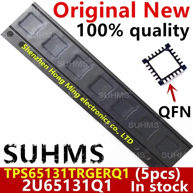 (5piece) 100% New 2U65131 2U65131Q1 TPS65131 TPS65131TRGER TPS65131TRGERQ1 QFN-24