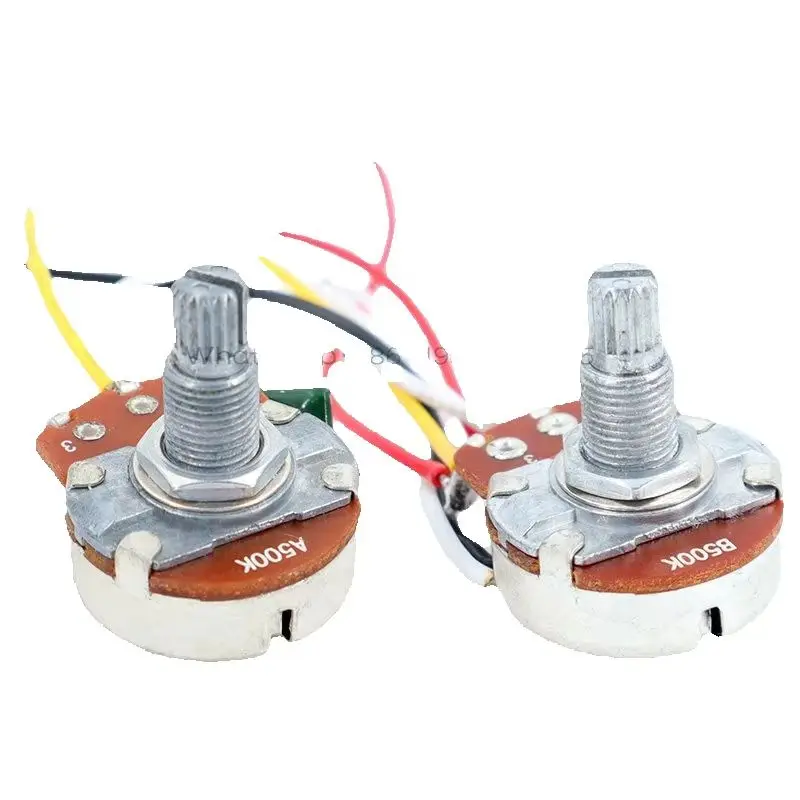 Electric Guitar Dual Line Assembly Electronic Circuit 1T1V Volume Tone Knob Three-speed Switch