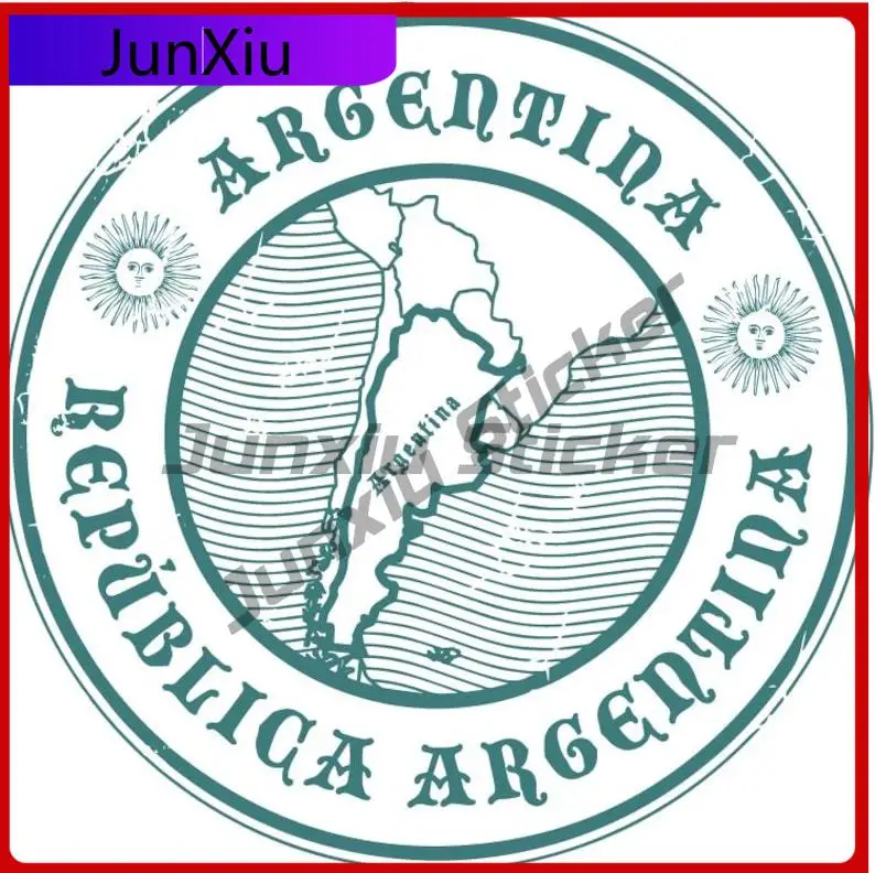 

Argentina Travel Sign Vinyl Sticker Bumper Camper Windows Windshield Scratch-proof Exterior Decal Adventure Motorcycle Stickers