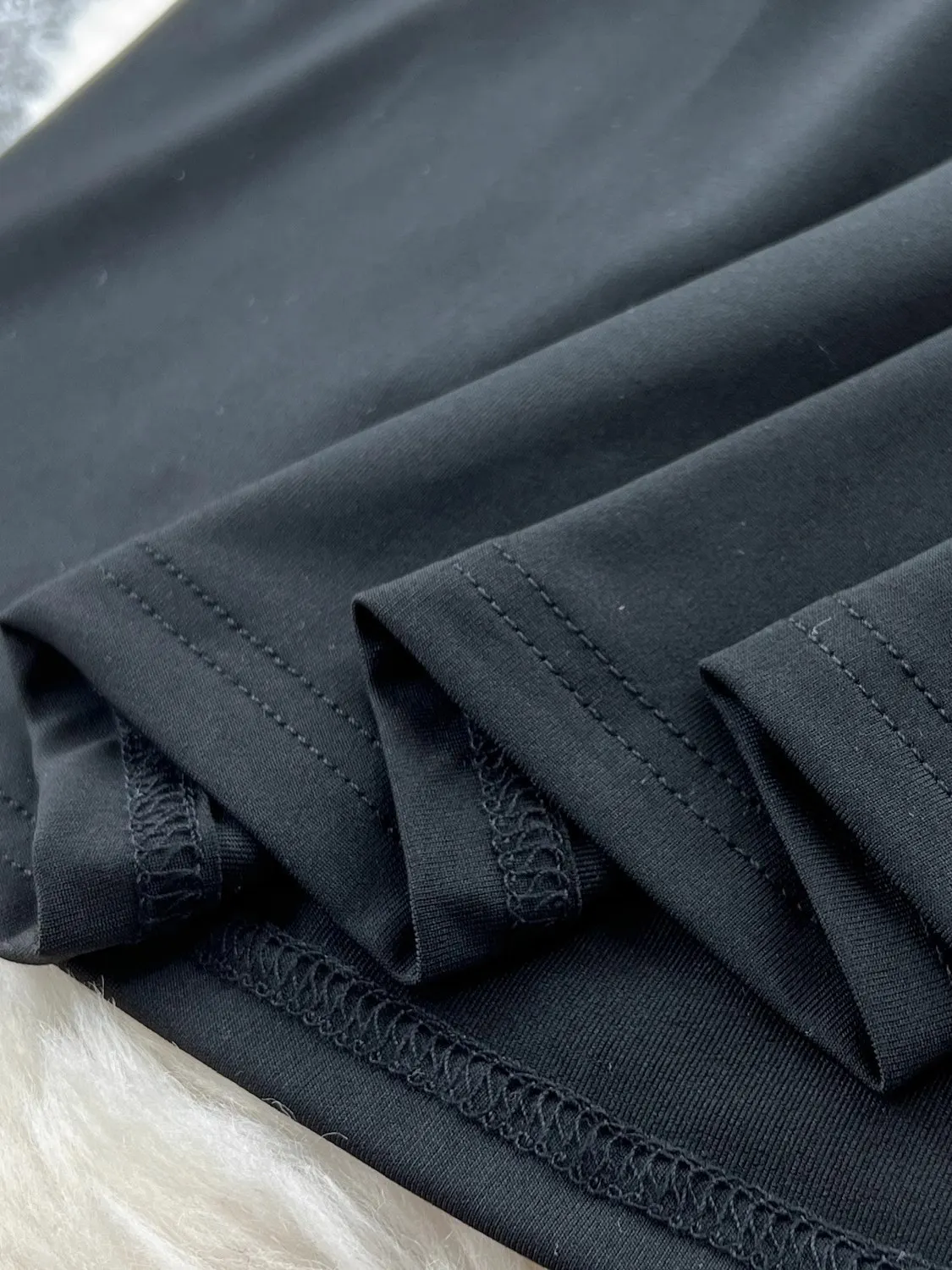 Foamlina ins อินเทรนด์บริสุทธิ์ Hollow out เอวชุดเอี๊ยมเชือกแขวนคอผู้หญิงแน่น Skinny bodycon ชุดหางปลา