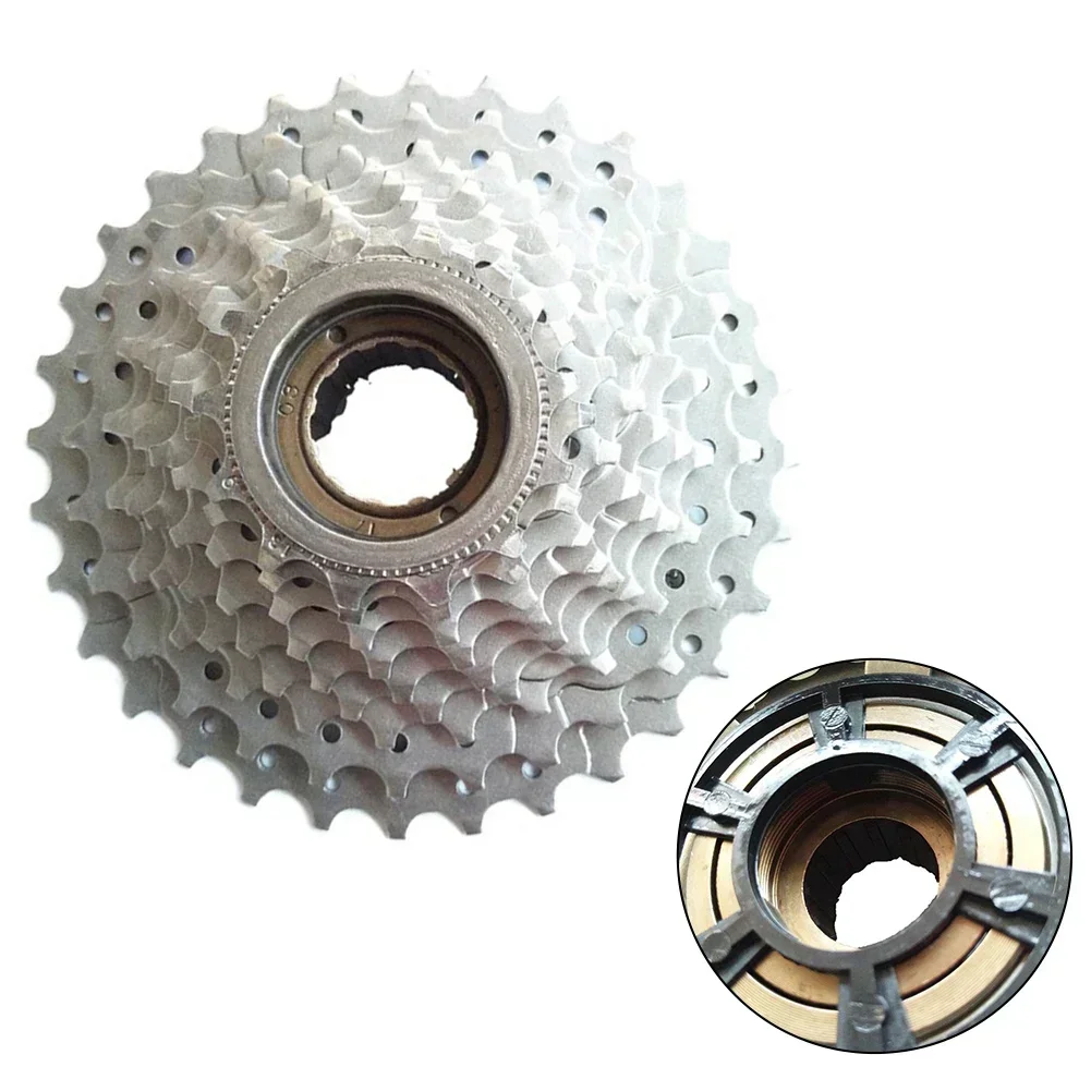 1pc 9 Speed Thread Type Sprocket 13-32T Bicycle Threaded Sprocket For Mountain Bikes Gearshift Wheels Bicycle Freewheel Parts