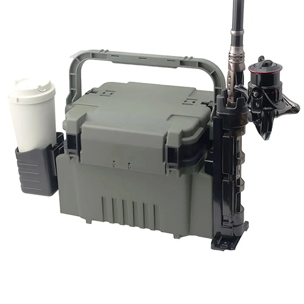 

Регулируемая подставка для удочек и рыболовных снастей (черная)