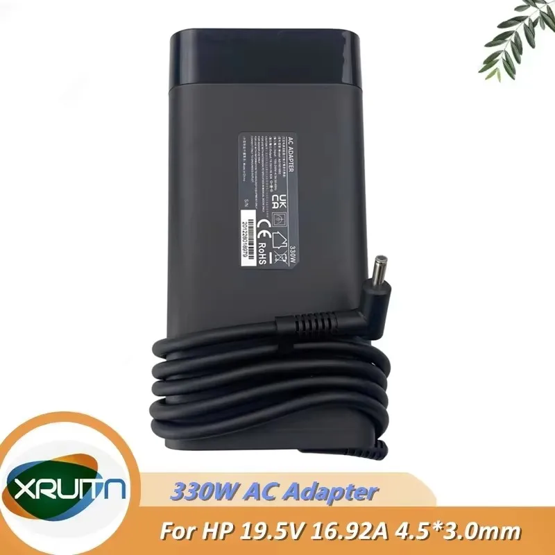 

330W Laptop Charger AC Adapter 19.5V 16.92A 4.5*3.0mm for HP OMEN 6 PRO OMEN 7 PLUS 17-ck 17t-ck TPC-DA60 TPN-Q266 ADP-330BB BF